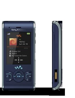 W595 front and side image active~ blue