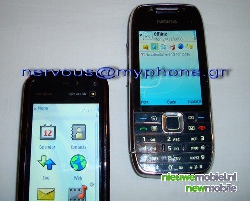 Nieuwe spy shots Nokia E75