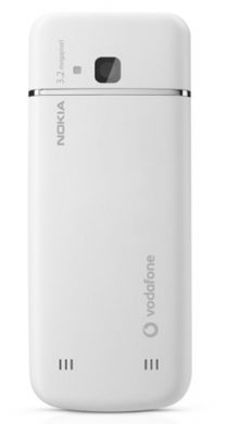 Nokia 6730classic vf white back