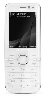 Nokia 6730classic vf white front