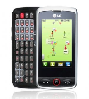 LG GW520 front opened