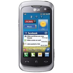 LG KM570 Cookie Music black