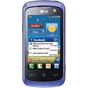 LG KM570 Cookie Music violet