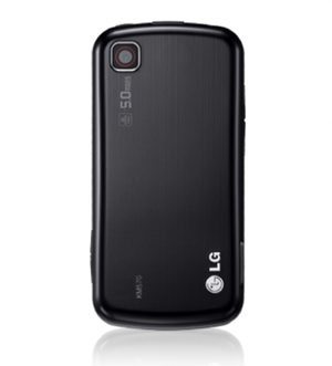 LG KM570 Cookie Music back