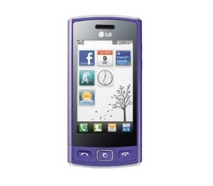 LG GM360 Viewty Snap front purple