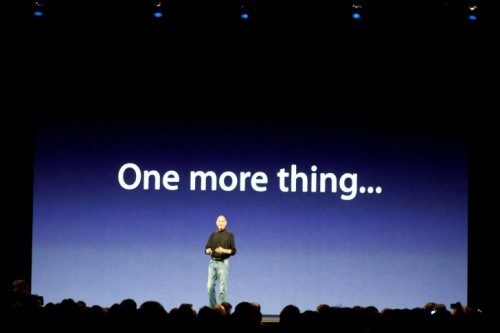 One more thing...