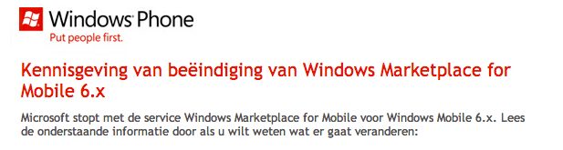 Windows Mobile Marketplace