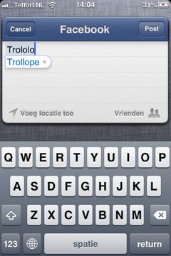 iOS6 facebook iOS6 facebook