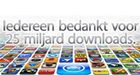 Apple App Store bereikt 25 miljard downloads