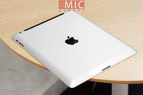 Apple iPad 3 rear Apple iPad 3 rear