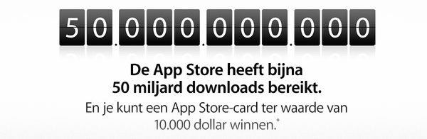 50th Billion download App Store