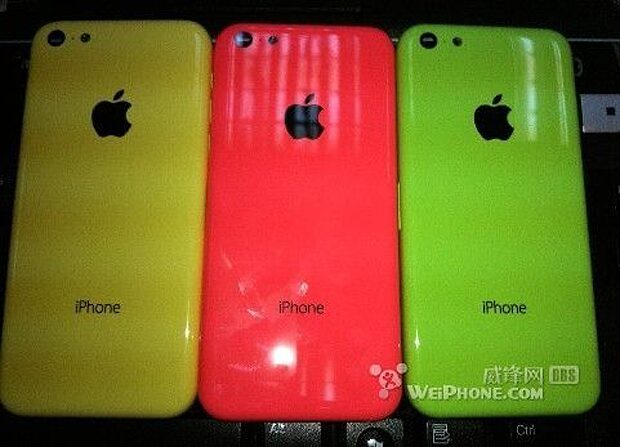 Budget iPhone lekt uit in verschillende kleuren