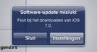 Uitrol iOS 7 zorgt voor problemen en overbelasting