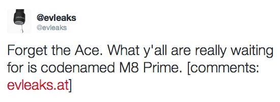 One M8 prime? One M8 prime?
