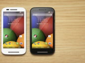 Moto E White Black