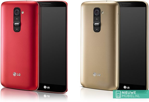 LG G2 in Red and Gold LG G2 in Red and Gold