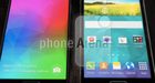 Metalen Samsung Galaxy F laat zich naast Galaxy S5 fotograferen