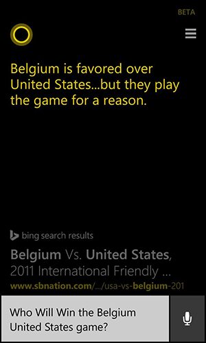 Cortana prediction Cortana prediction