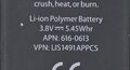 ts iPhone 5 Battery