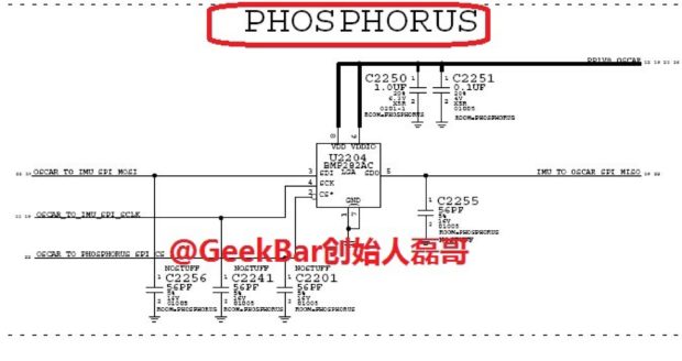 M8 coprocessor Phosphorus