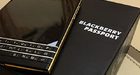 Goudkleurige BlackBerry Passport op komst