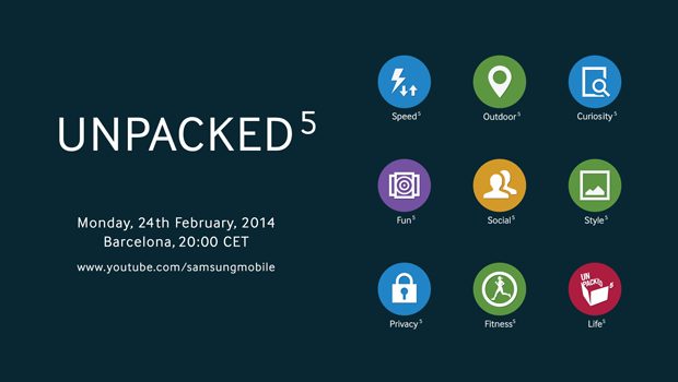 Samsung Unpacked 5 teaser for Galaxy S5