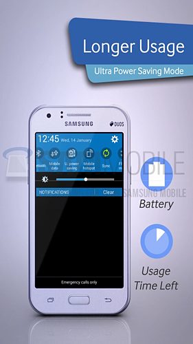 Samsung Galaxy J1 Ultra Power Saving Mode