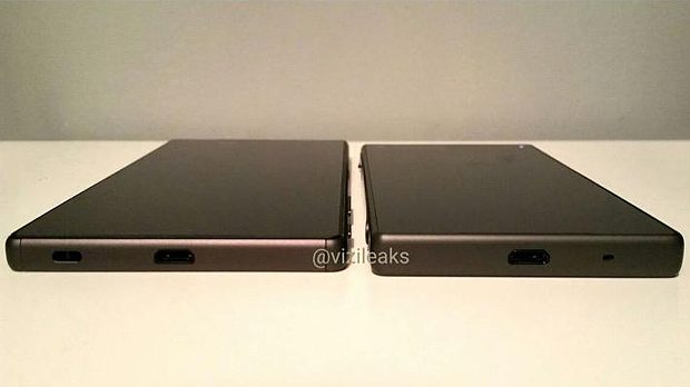 Sony Xperia Z5 en Z5 Compact onderkant