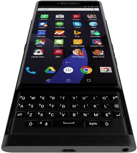 BlackBerry Venice opengeschoven BlackBerry Venice opengeschoven
