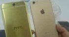 Nog een afbeelding van HTC Aero gespot, ditmaal naast een iPhone 6 - Update