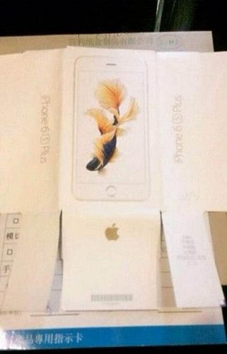 Apple iPhone 6s doos