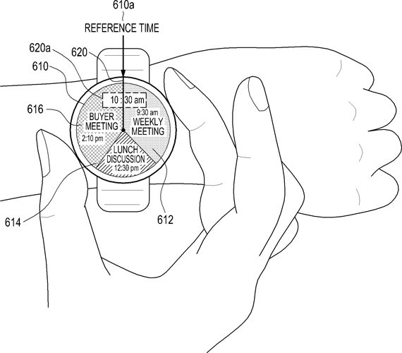 Samsung round watch patent