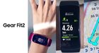 Promotiemateriaal toont gebogen Samsung Gear Fit2