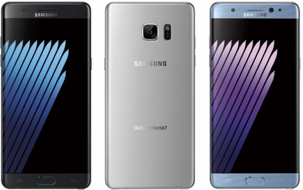 Samsung Galaxy Note 7 persrenders