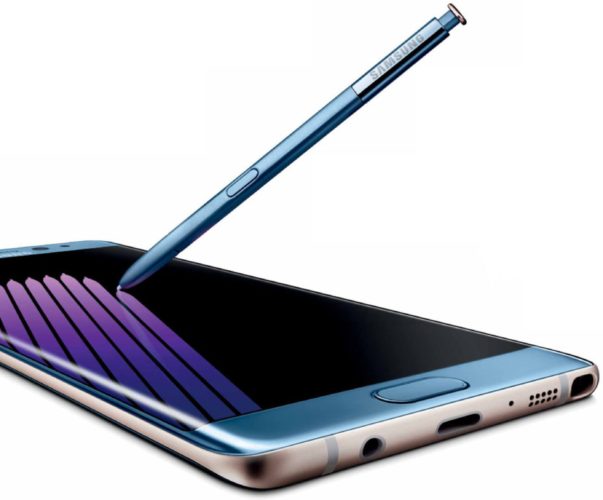 Samsung Galaxy Note 7 blauw