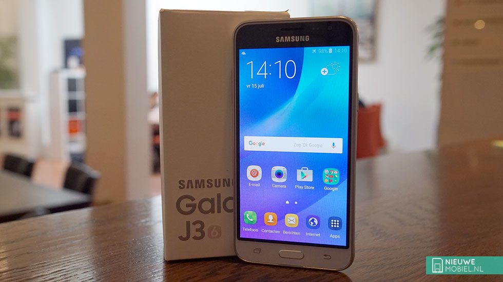 Samsung j3 sales blue silver