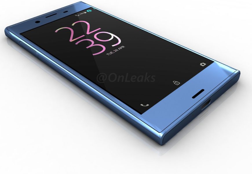 Sony Xperia XR render voorkant links Sony Xperia XR render