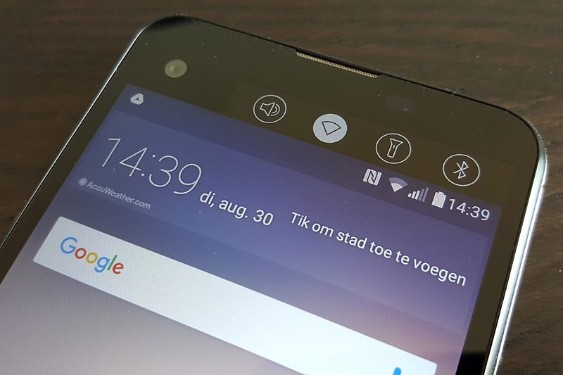LG X screen Always-ON scherm LG X screen Always-ON scherm