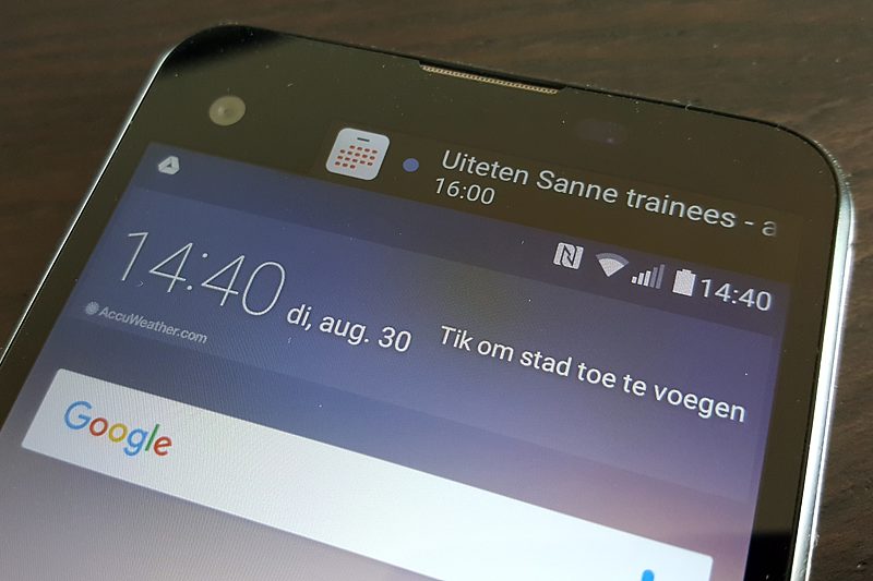 LG X screen Always-ON scherm LG X screen Always-ON scherm