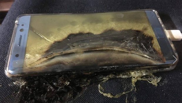 Samsung Galaxy Note 7 ontploft Samsung Galaxy Note 7 ontploft
