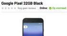Google Pixel in zwarte 32 GB uitvoering nu beschikbaar in NL
