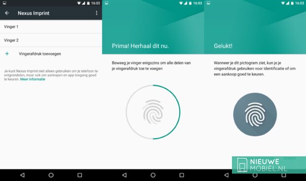 Google overweegt porten Pixel's vingerafdruk-gestures naar Nexus 6P en 5X