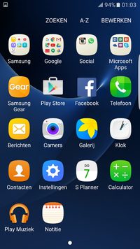 Apps Samsung Galaxy S7 edge