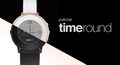 ts Pebble Time Round Zwart Wit