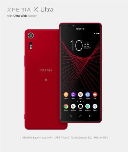 Sony Xperia X Ultra concept Sony Xperia X Ultra concept