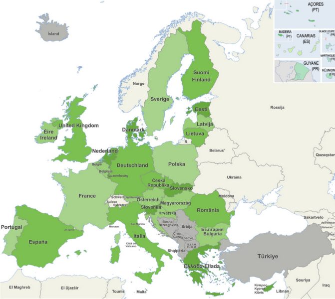 Lidstaten Europese Unie Lidstaten Europese Unie