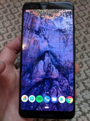 Google Pixel 3 voorkant