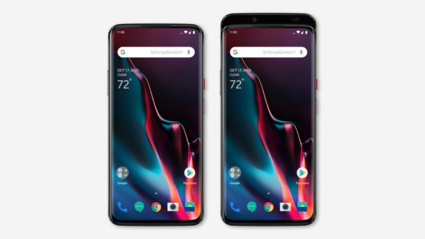 OnePlus 7 render van @VenyaGeskin1 OnePlus 7 render van @VenyaGeskin1