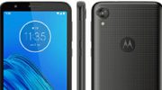 Eenvoudig en verouderd uitziende Motorola Moto E6 verschenen