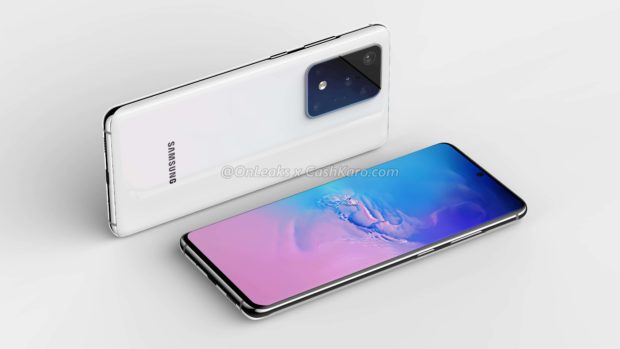 Samsung Galaxy S20+ CAD render